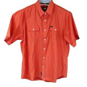Phat farm Orange Button Up XL